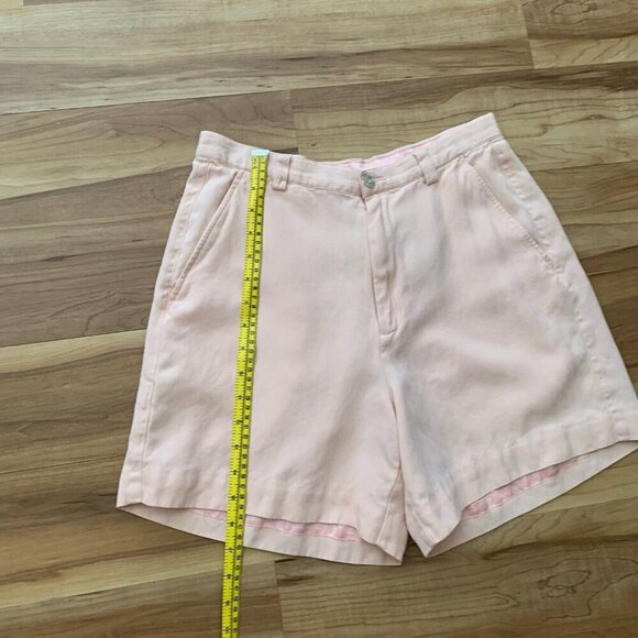 Tommy Bahama Women's Silk Pleated Shorts Soft Peach Size 10 - Picture 3 of 8
